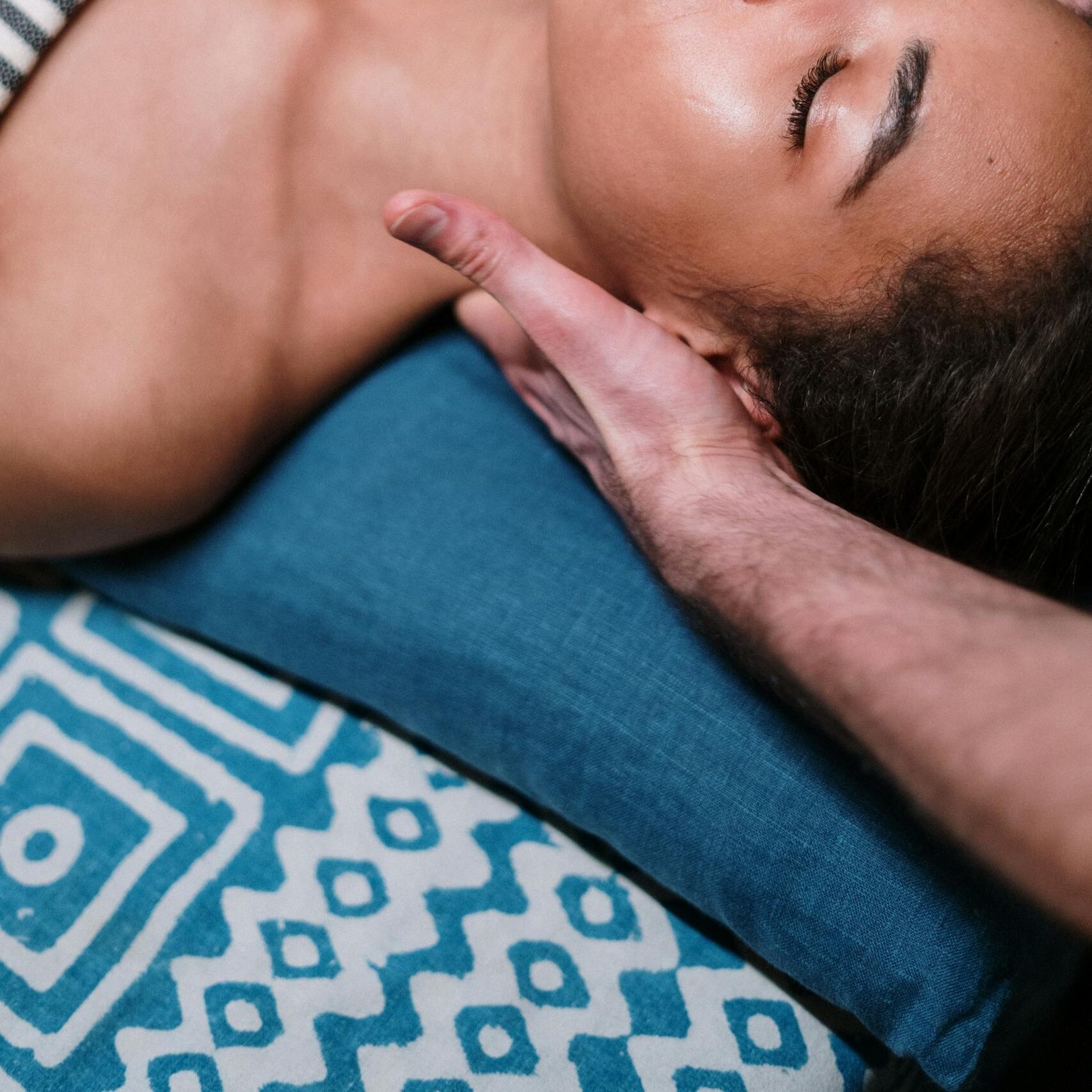 Indulge in a calming facial massage in a luxury spa setting, promoting relaxation and wellness.